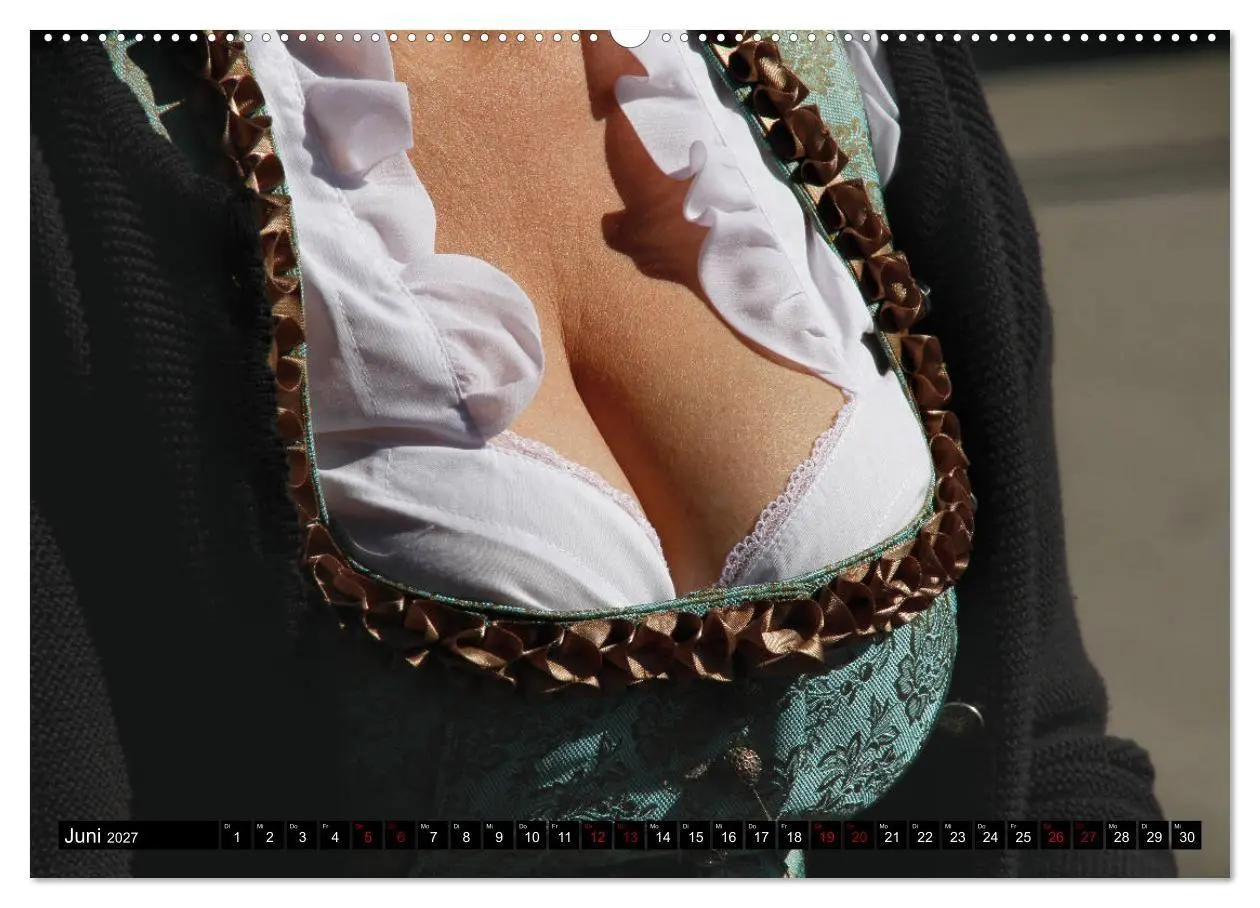 Bild: 9783569841987 | Bayerische Balkone, Einblicke ins Dirndl - bezaubernd (Wandkalender...