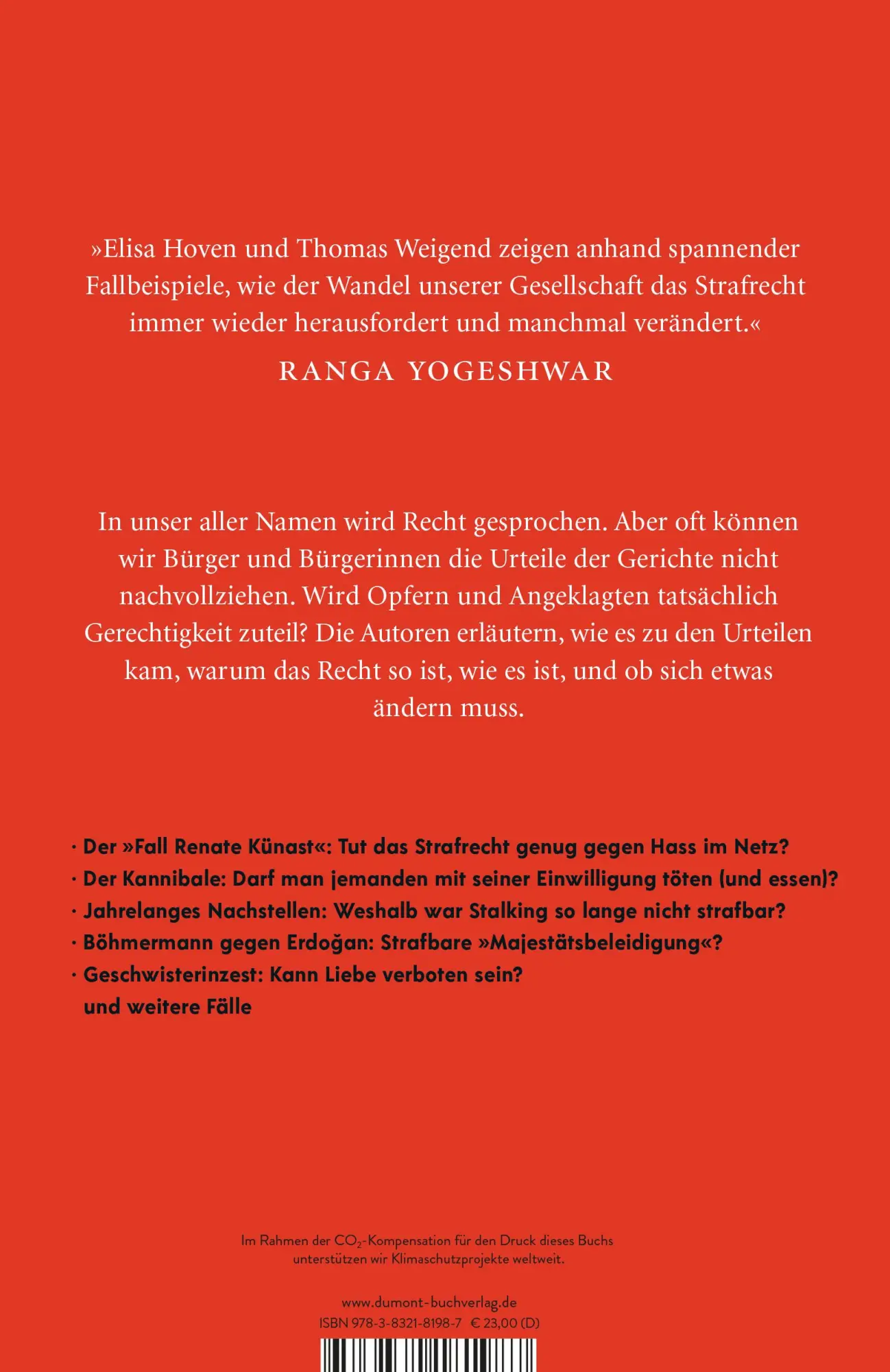 Bild: 9783832181987 | Strafsachen | Ist unser Recht wirklich gerecht? | Elisa Hoven (u. a.)