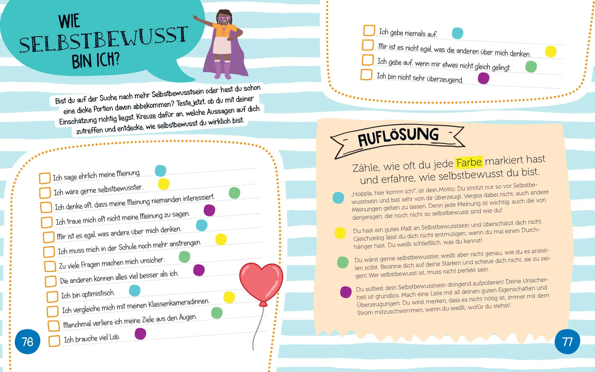 Bild: 9783849941987 | Wer bin ich? Mein Eintragbuch: 50 Selbsttests - Ab 8 Jahren | Buch