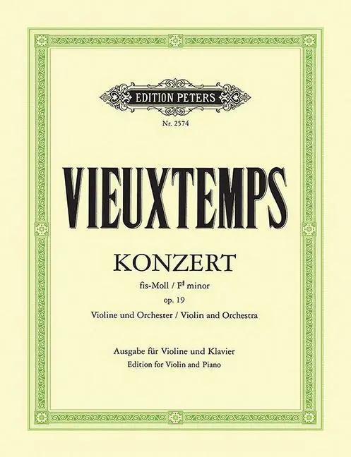 Cover: 9790014011987 | Concerto No.2 in F# minor Op.19 | Henri Vieuxtemps | Taschenbuch