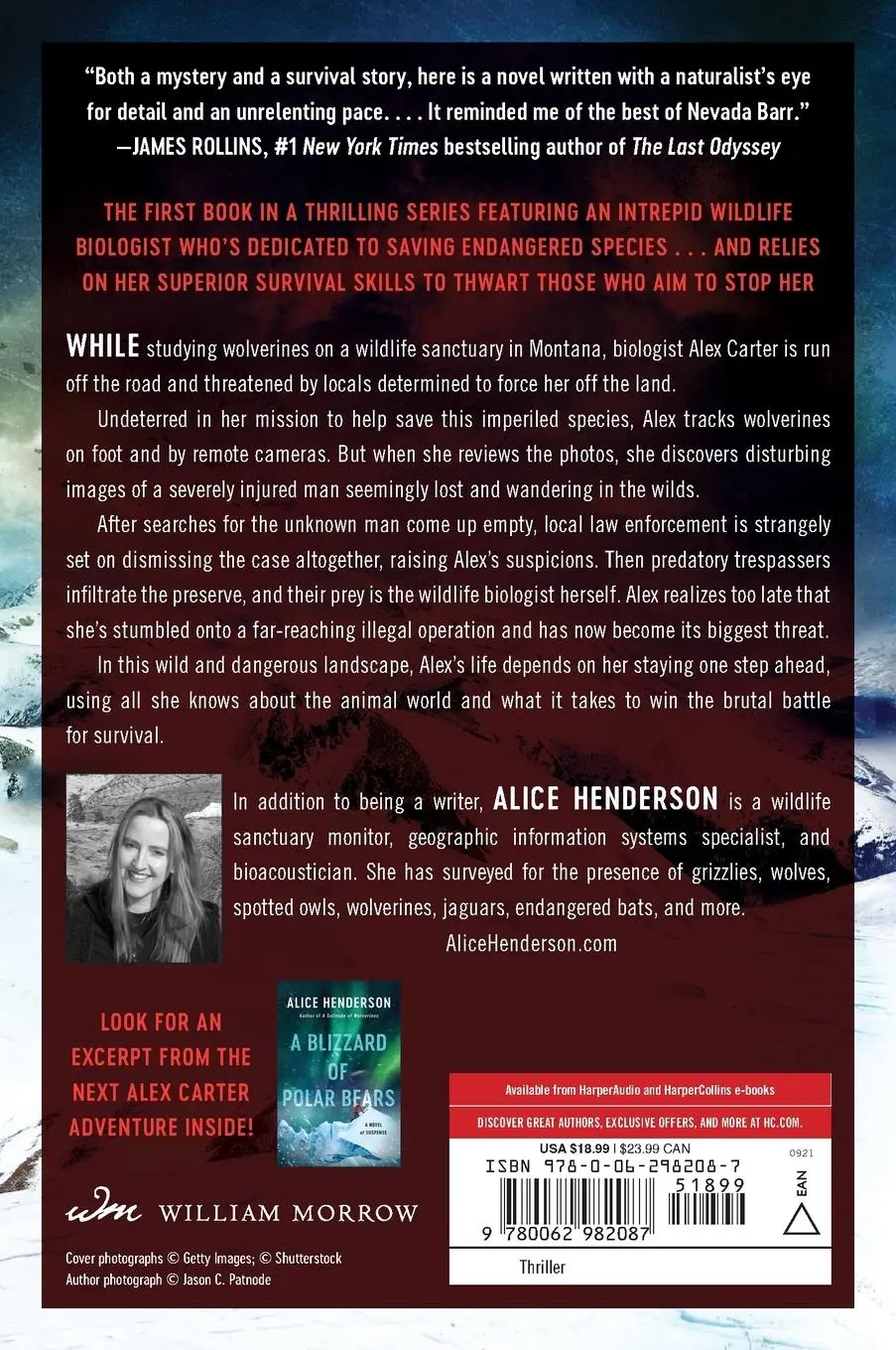 Rückseite: 9780062982087 | A Solitude of Wolverines | Alice Henderson | Taschenbuch | Englisch