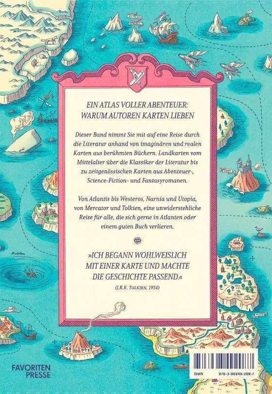 Bild: 9783968492087 | Geschichten fantastischer Länder | Reisen mit literarischen Landkarten