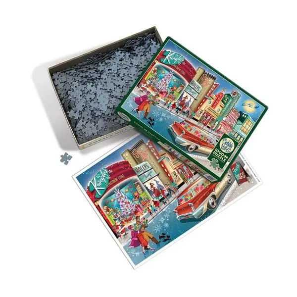 Bild: 625012402187 | Cobble Hill Vintage Weihnachtsshopping 1000 Teile | Spiel | 3840218
