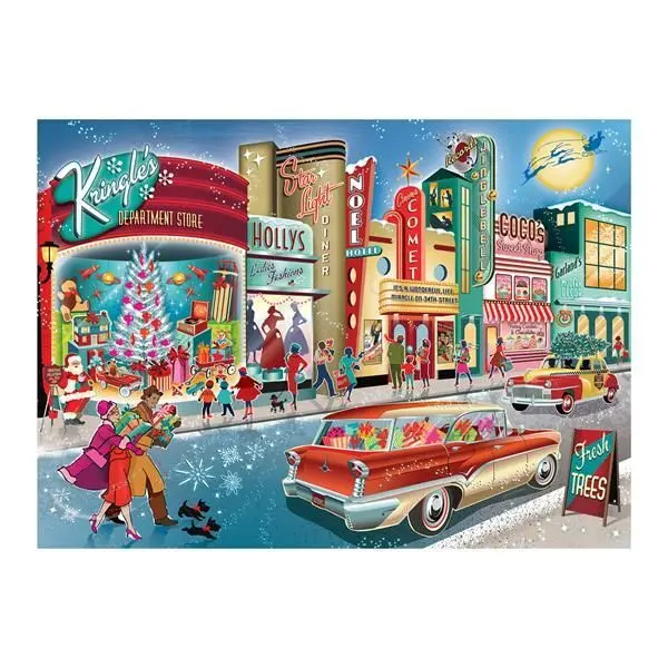 Bild: 625012402187 | Cobble Hill Vintage Weihnachtsshopping 1000 Teile | Spiel | 3840218