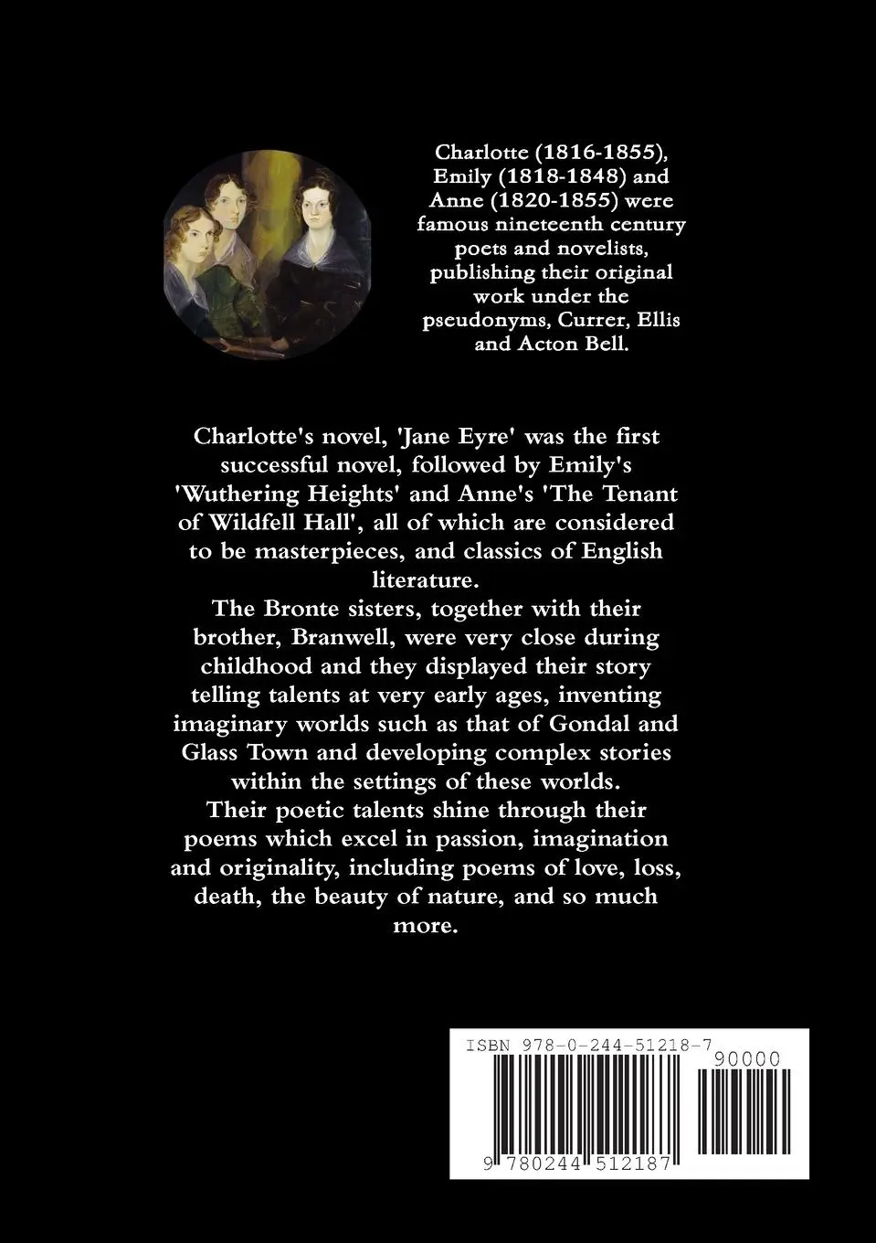 Rückseite: 9780244512187 | Poems of Charlotte, Emily and Anne, The Bronte Sisters, A Classic...