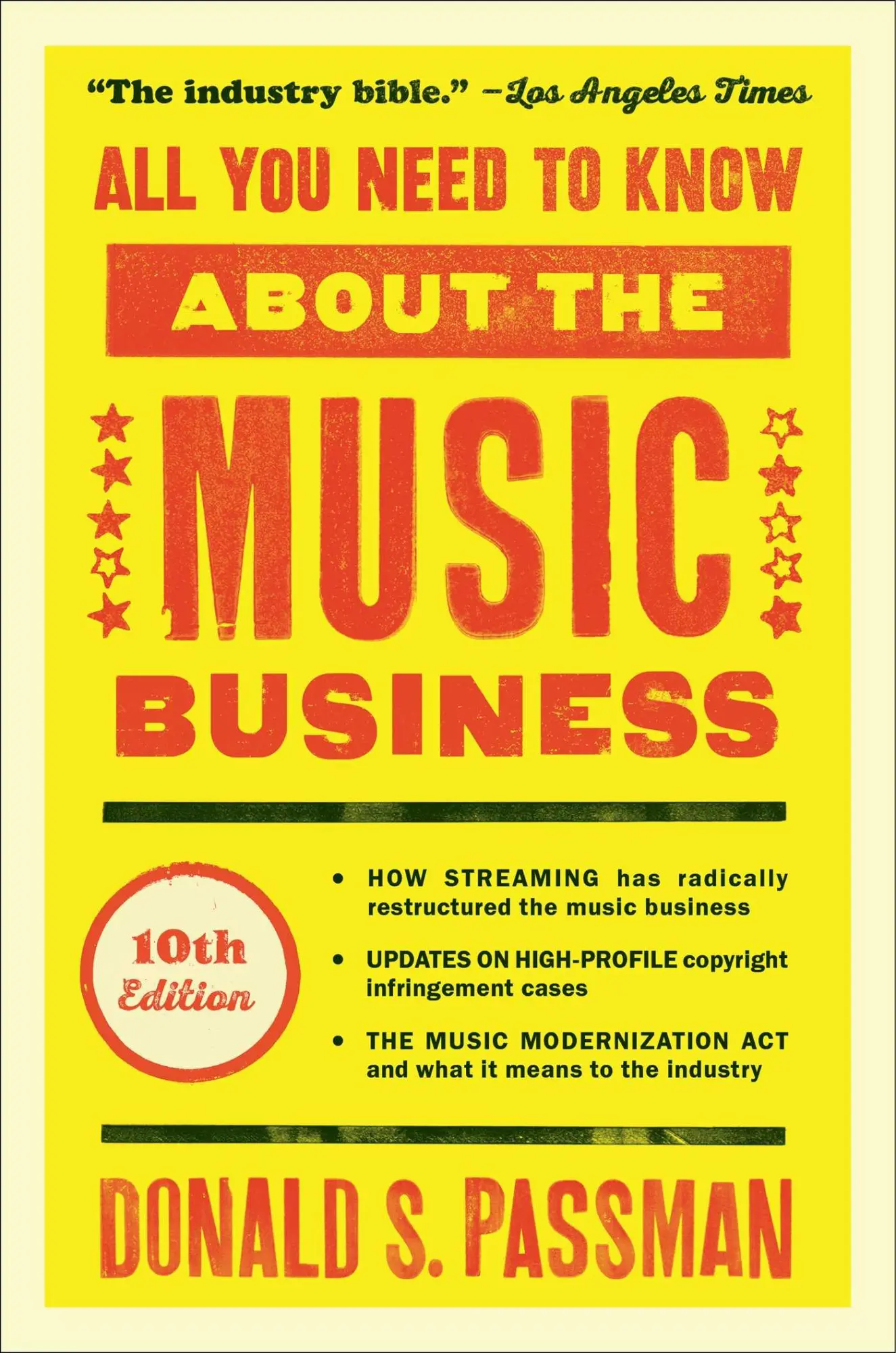 Cover: 9781501122187 | All You Need to Know about the Music Business: 10th Edition | Passman