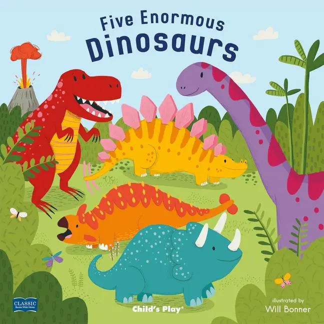 Cover: 9781786282187 | Five Enormous Dinosaurs | Will Bonner | Buch | Papp-Bilderbuch | 2019