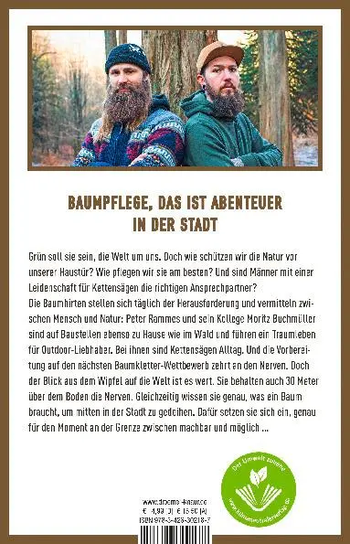 Rückseite: 9783426302187 | Die Baumhirten | Zwei Männer, eine Säge und der Wald | Peter Rammes