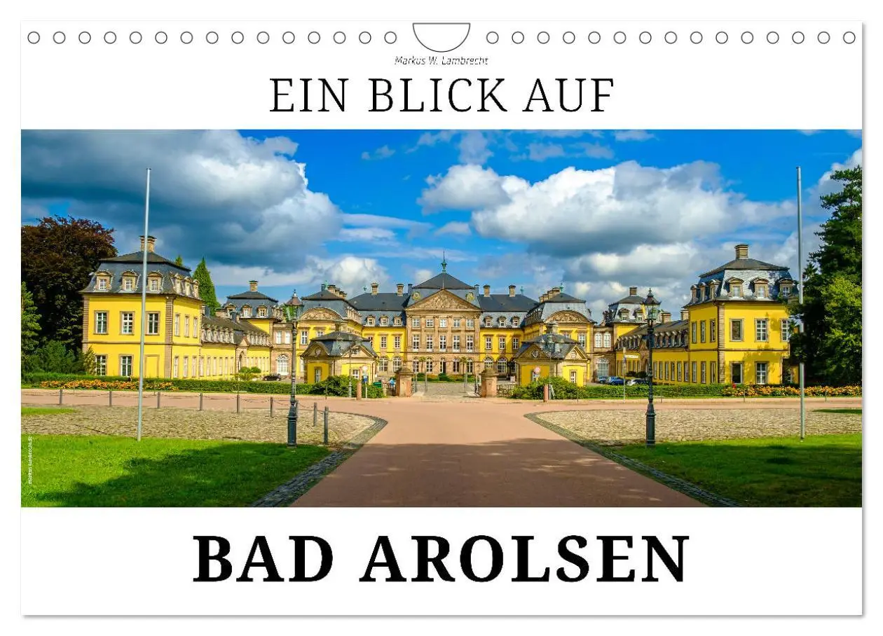 Cover: 9783457542187 | Ein Blick auf Bad Arolsen (Wandkalender 2026 DIN A4 quer), CALVENDO...