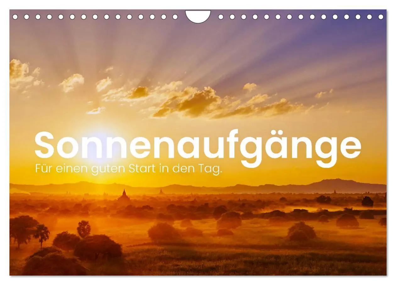 Cover: 9783457612187 | Sonnenaufgänge - Für einen guten Start in den Tag. (Wandkalender...