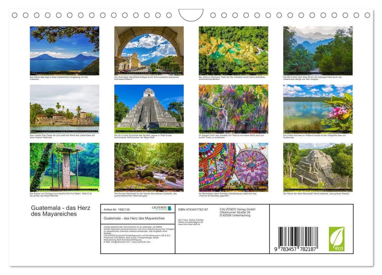 Bild: 9783457782187 | Guatemala - das Herz des Mayareiches (Wandkalender 2026 DIN A4...