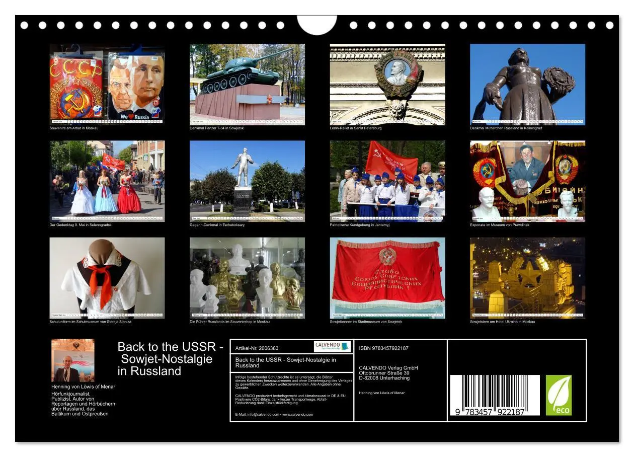 Bild: 9783457922187 | Back to the USSR - Sowjet-Nostalgie in Russland (Wandkalender 2026...