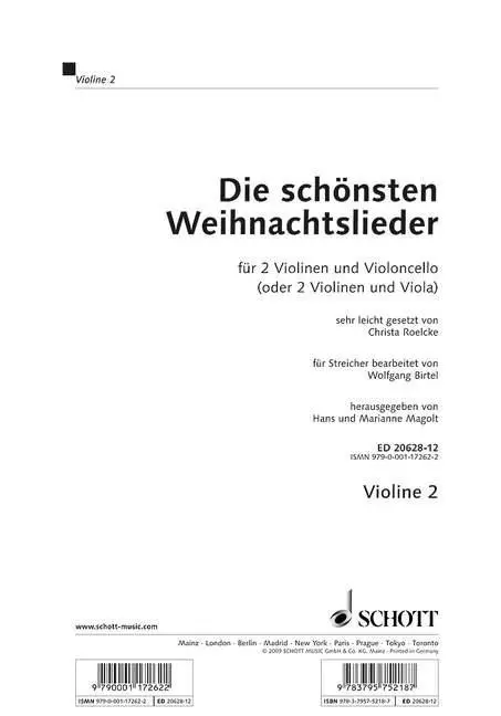 Cover: 9783795752187 | Die schönsten Weihnachtslieder | Marianne Magolt | Buch | 8 S. | 2010
