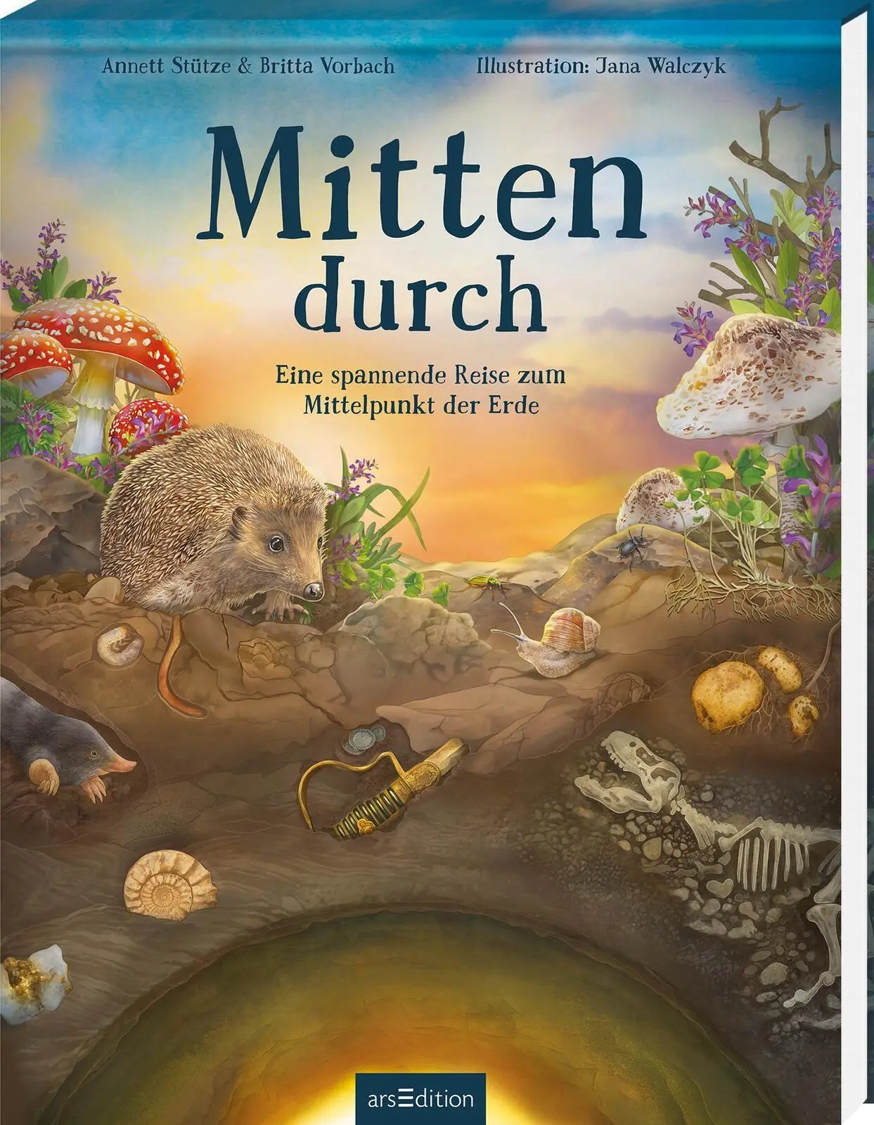 Cover: 9783845862187 | Mitten durch | Eine spannende Reise zum Mittelpunkt der Erde | Buch