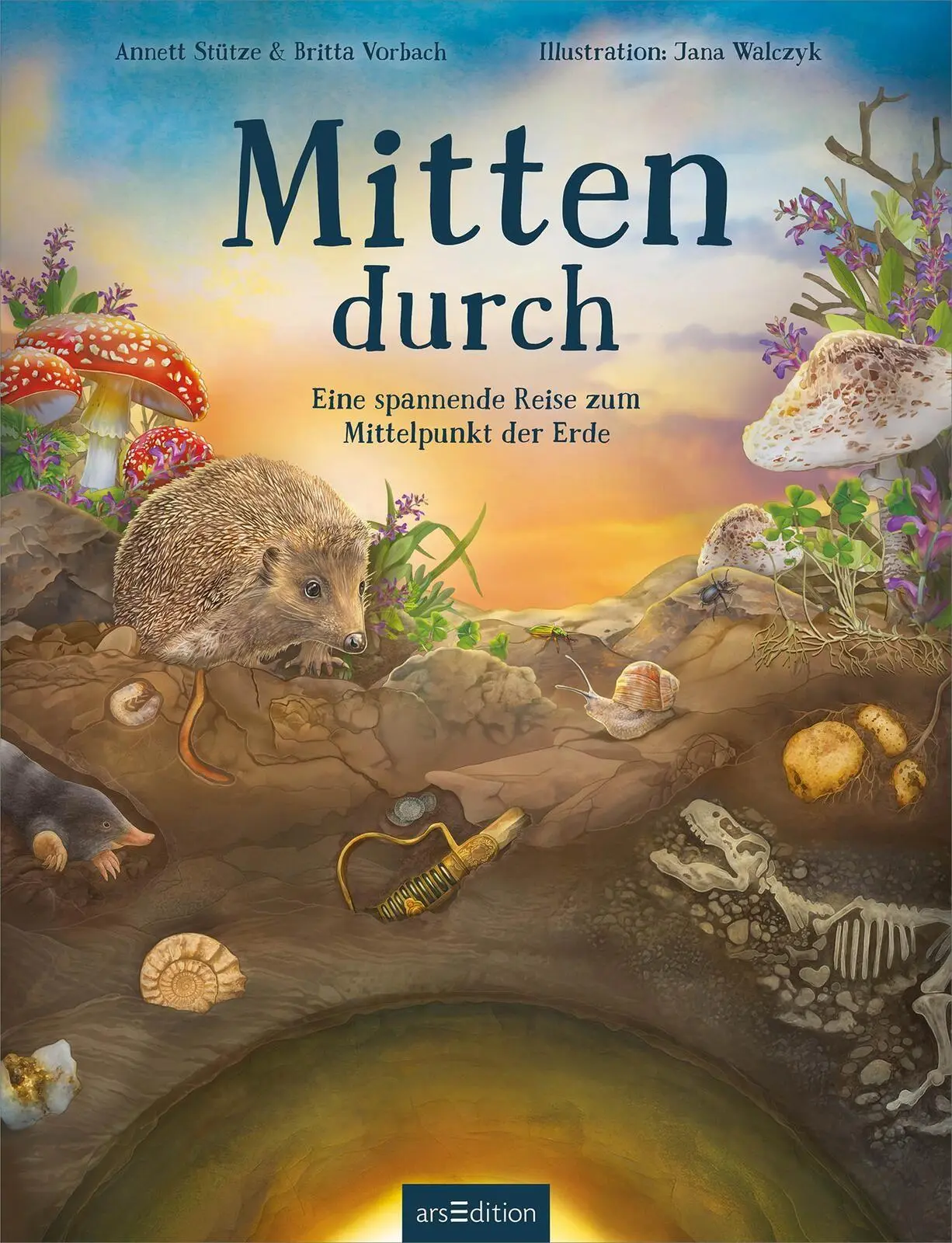 Bild: 9783845862187 | Mitten durch | Eine spannende Reise zum Mittelpunkt der Erde | Buch