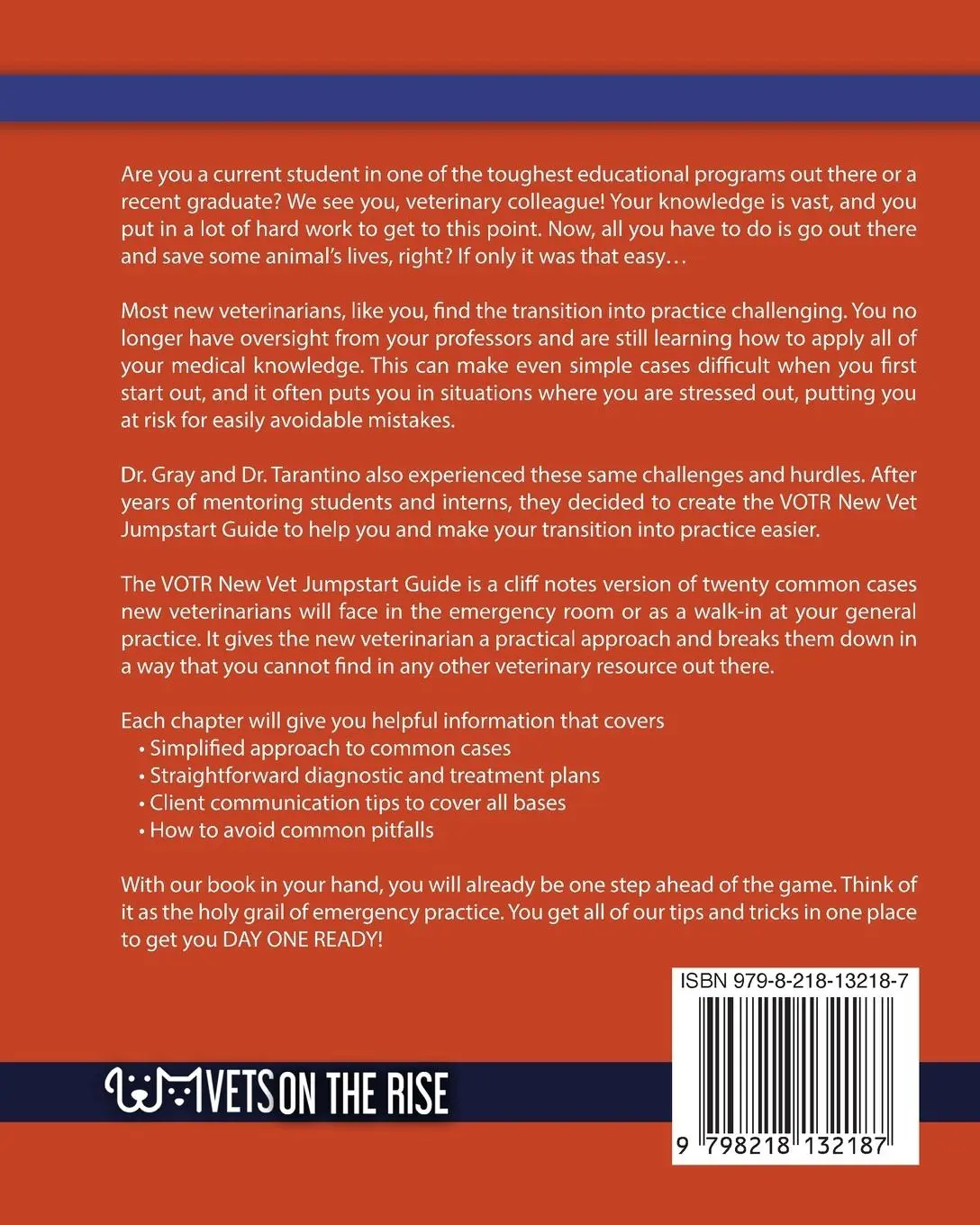 Rückseite: 9798218132187 | New Vet Jumpstart Guide | 20 common emergency cases simplified | Buch