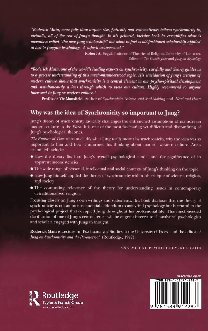 Rückseite: 9781583912287 | The Rupture of Time | Roderick Main | Buch | Englisch | 2004