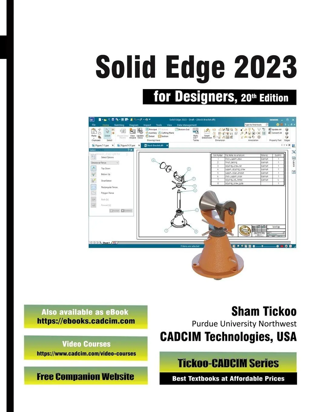 Cover: 9781640572287 | Solid Edge 2023 for Designers, 20th Edition | Technologies | Buch