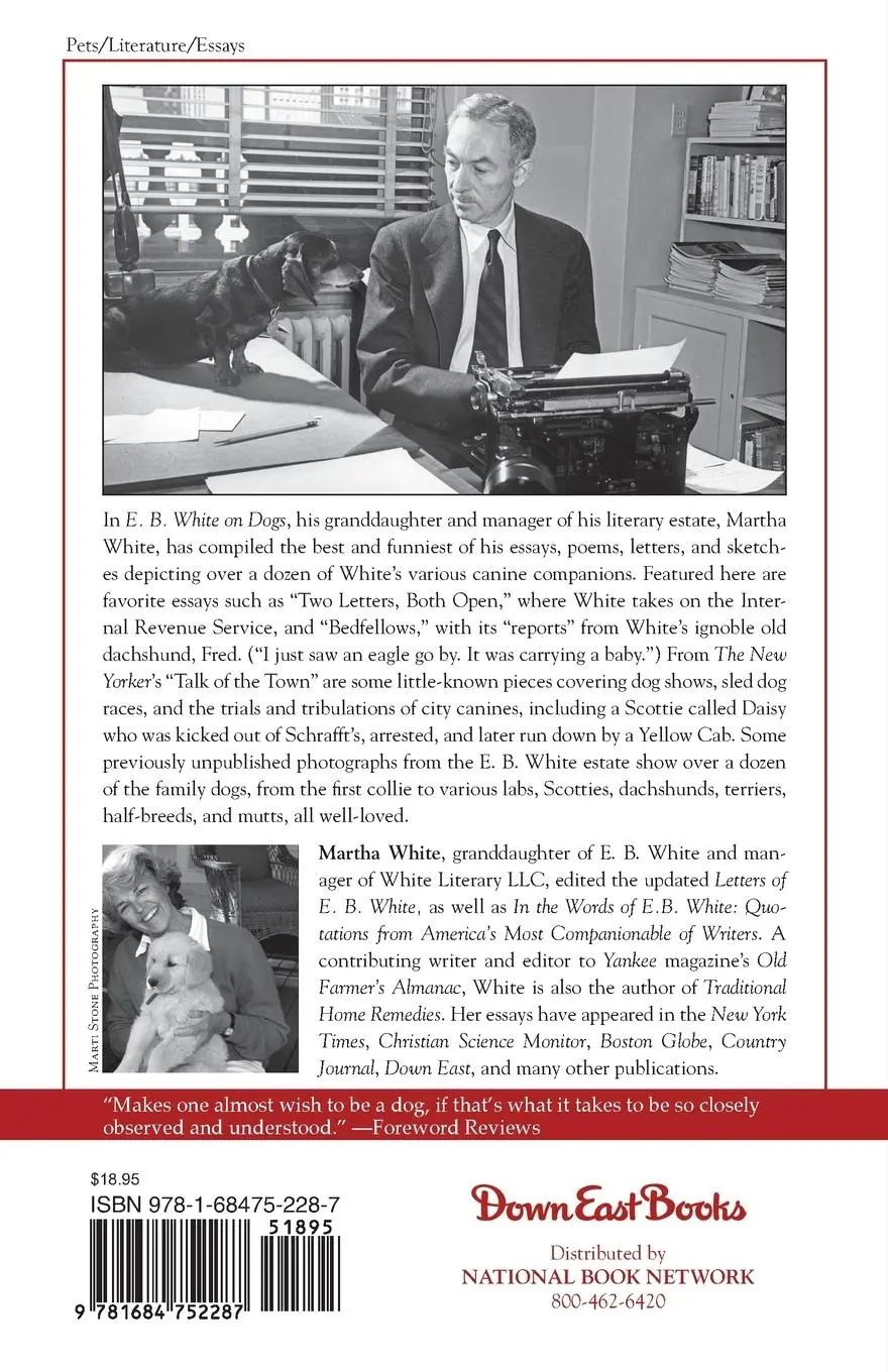Rückseite: 9781684752287 | E.B. White on Dogs | Martha White | Taschenbuch | Englisch | 2024