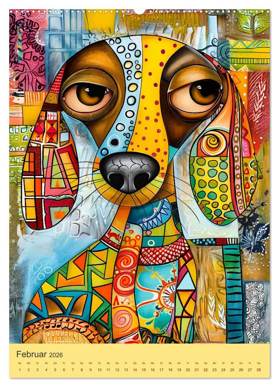 Bild: 9783516242287 | Pop-Art Hunde - Moderne, verrückte Hundeporträts (hochwertiger...