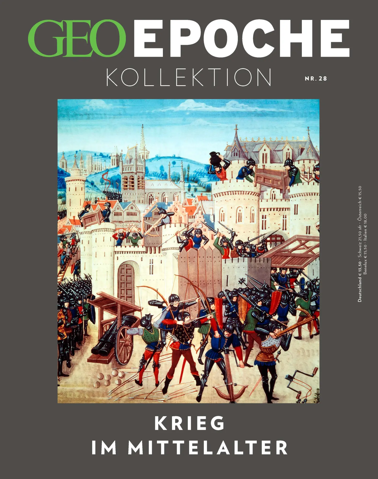 Cover: 9783652012287 | GEO Epoche KOLLEKTION 28/2022 - Krieg im Mittelalter | Broschüre
