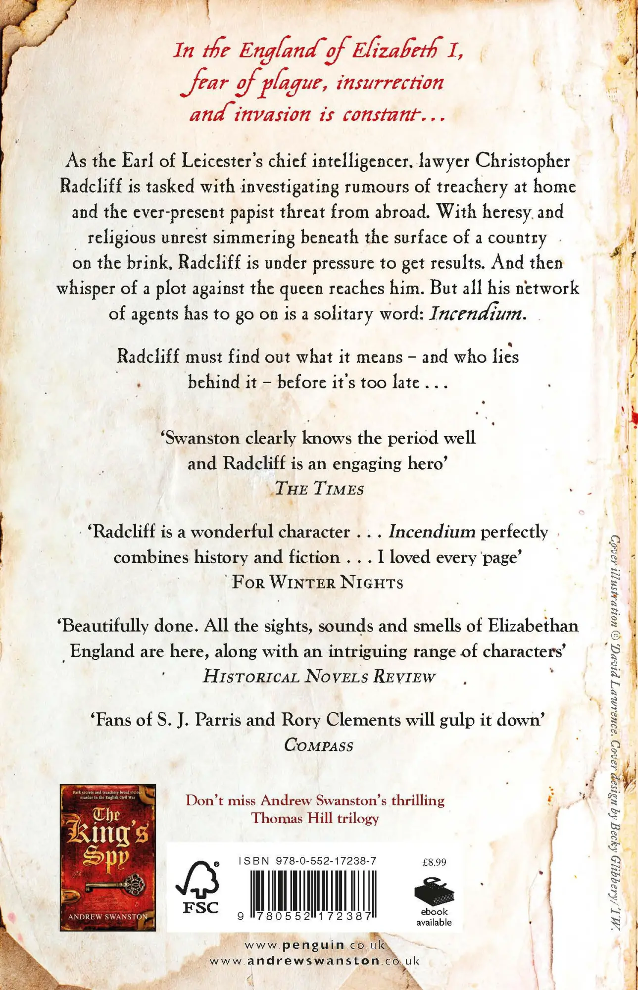 Rückseite: 9780552172387 | The Incendium Plot | A D Swanston | Taschenbuch | 416 S. | Englisch