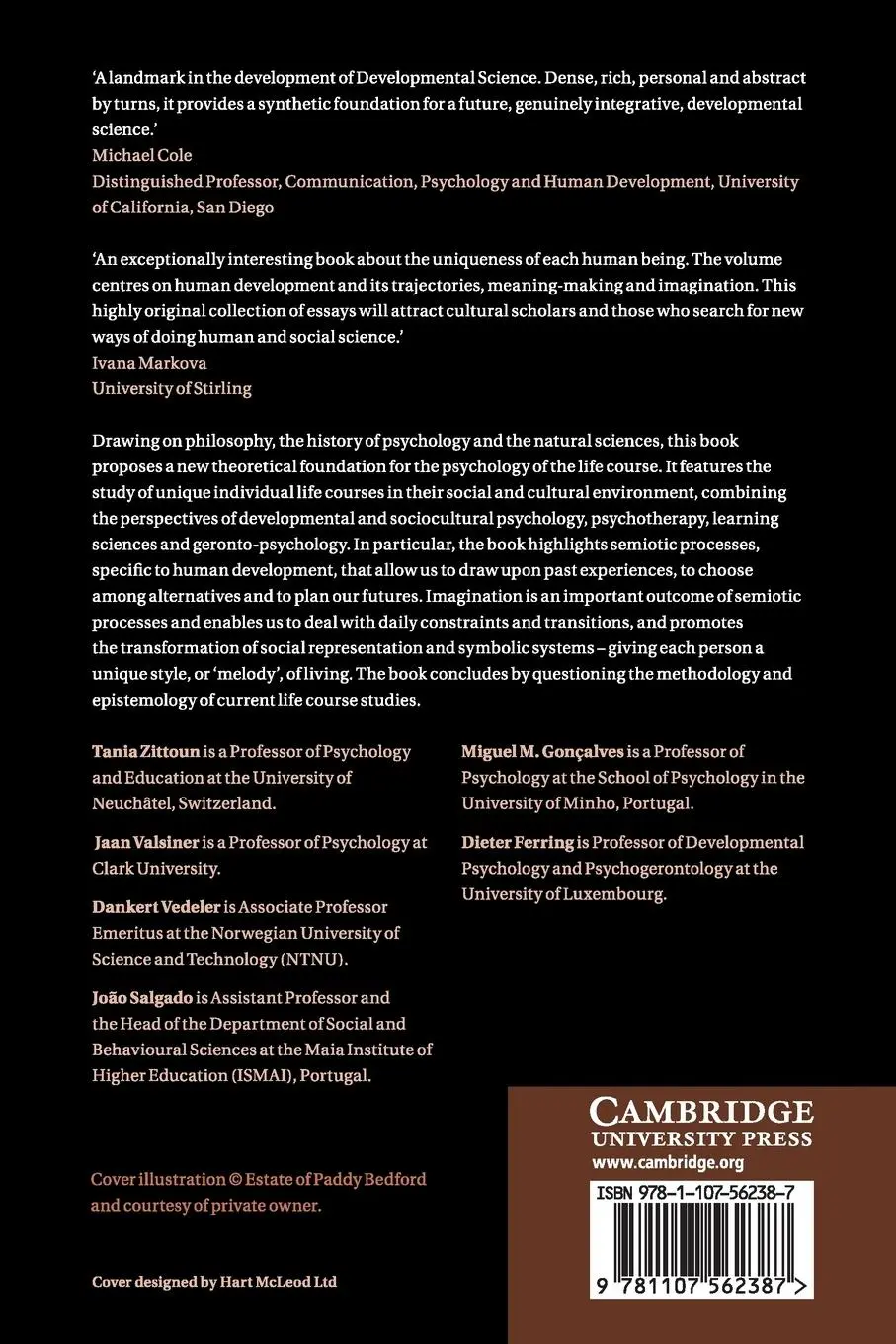 Rückseite: 9781107562387 | Human Development in the Life Course | Dankert Vedeler (u. a.) | Buch