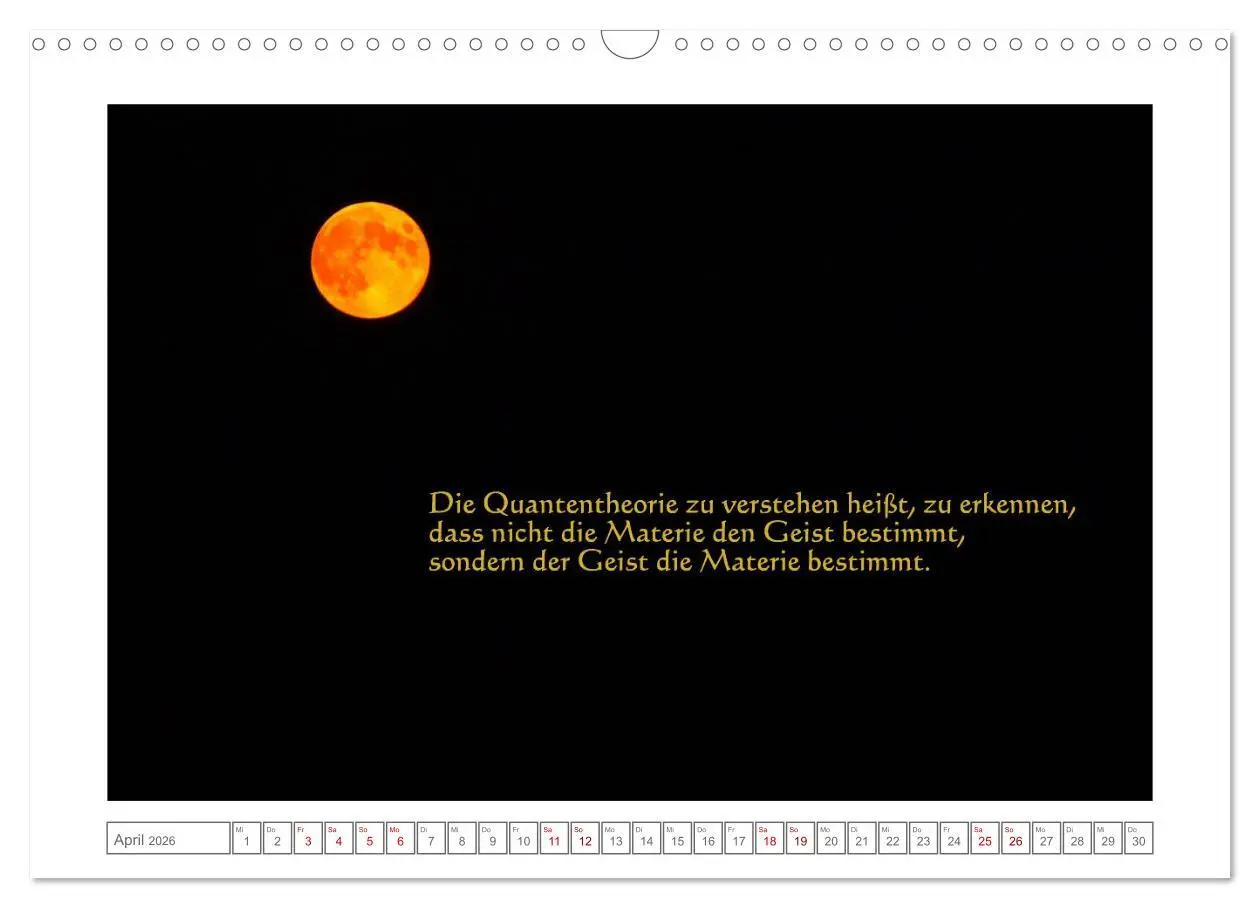 Bild: 9783457692387 | Quantenphysikalischer Nachdenk-Kalender (Wandkalender 2026 DIN A3...