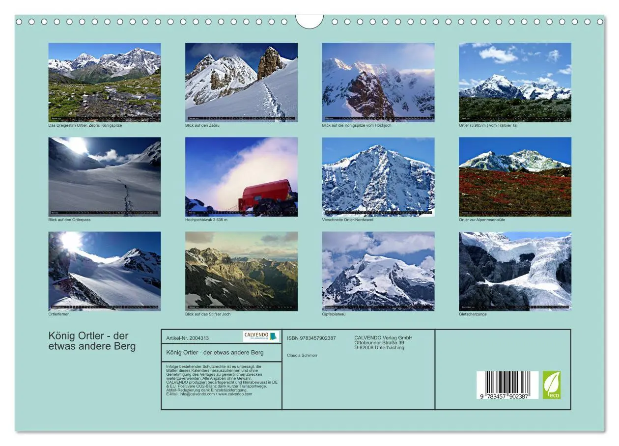 Bild: 9783457902387 | König Ortler - der etwas andere Berg (Wandkalender 2026 DIN A3...