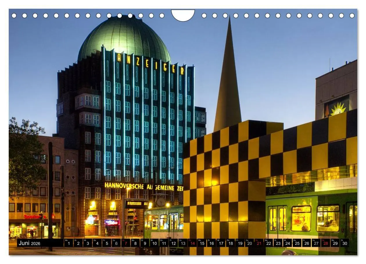 Bild: 9783516162387 | Hannover 2026 (Wandkalender 2026 DIN A4 quer), CALVENDO Monatskalender