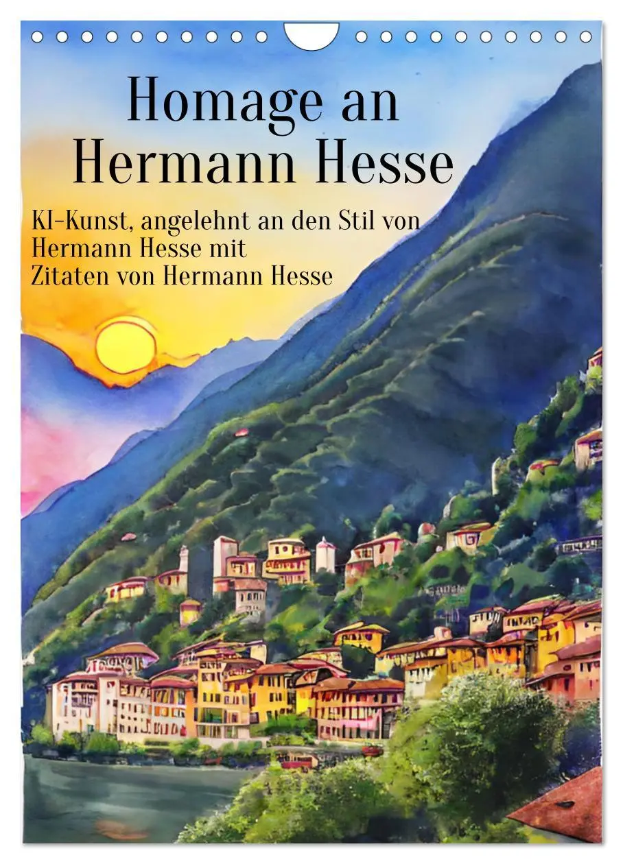 Cover: 9783516302387 | Homage an Hermann Hesse- KI-Kunst angelehnt an den Stil von Hermann...