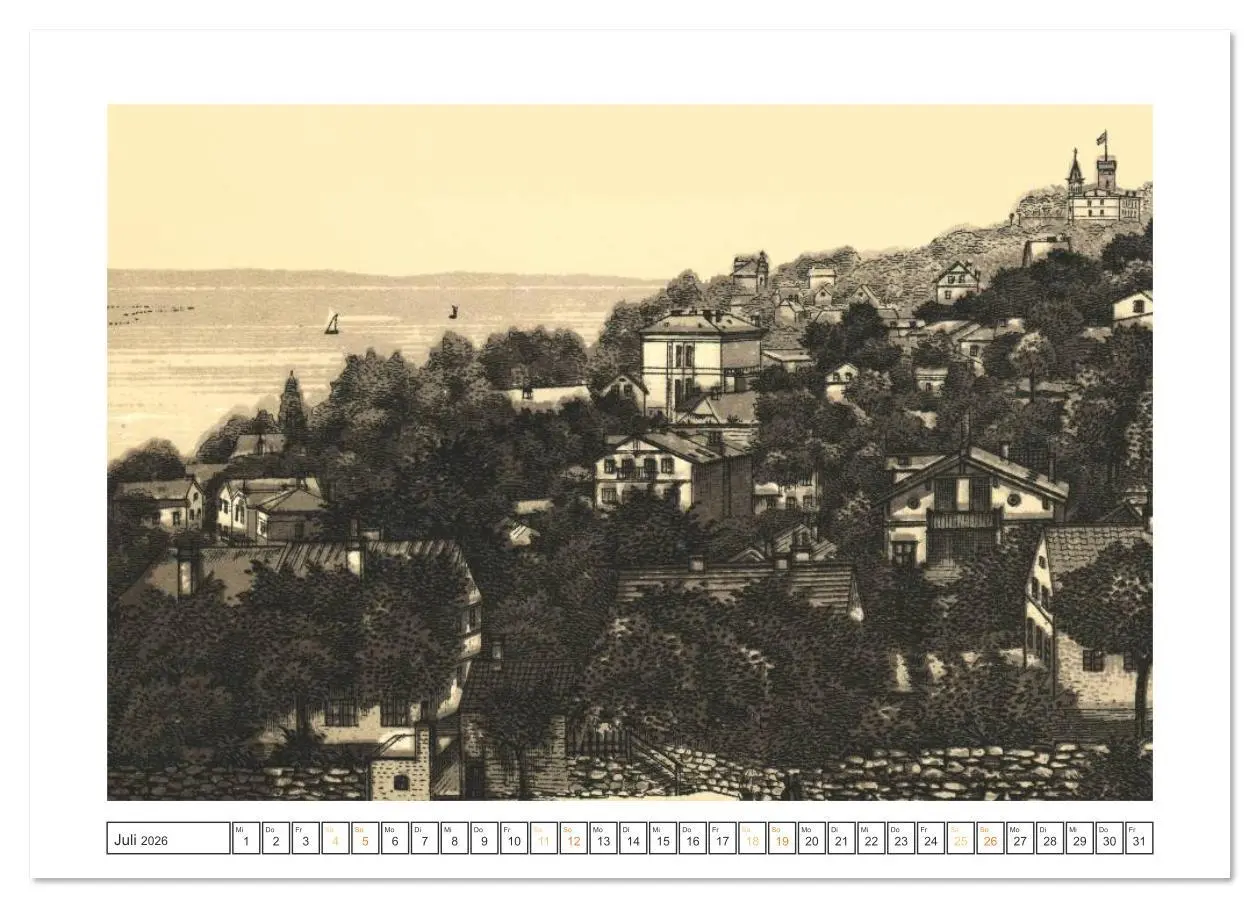 Bild: 9783516612387 | Hamburg: Die Hafenstadt auf historischen Stichen (Wandkalender 2026...