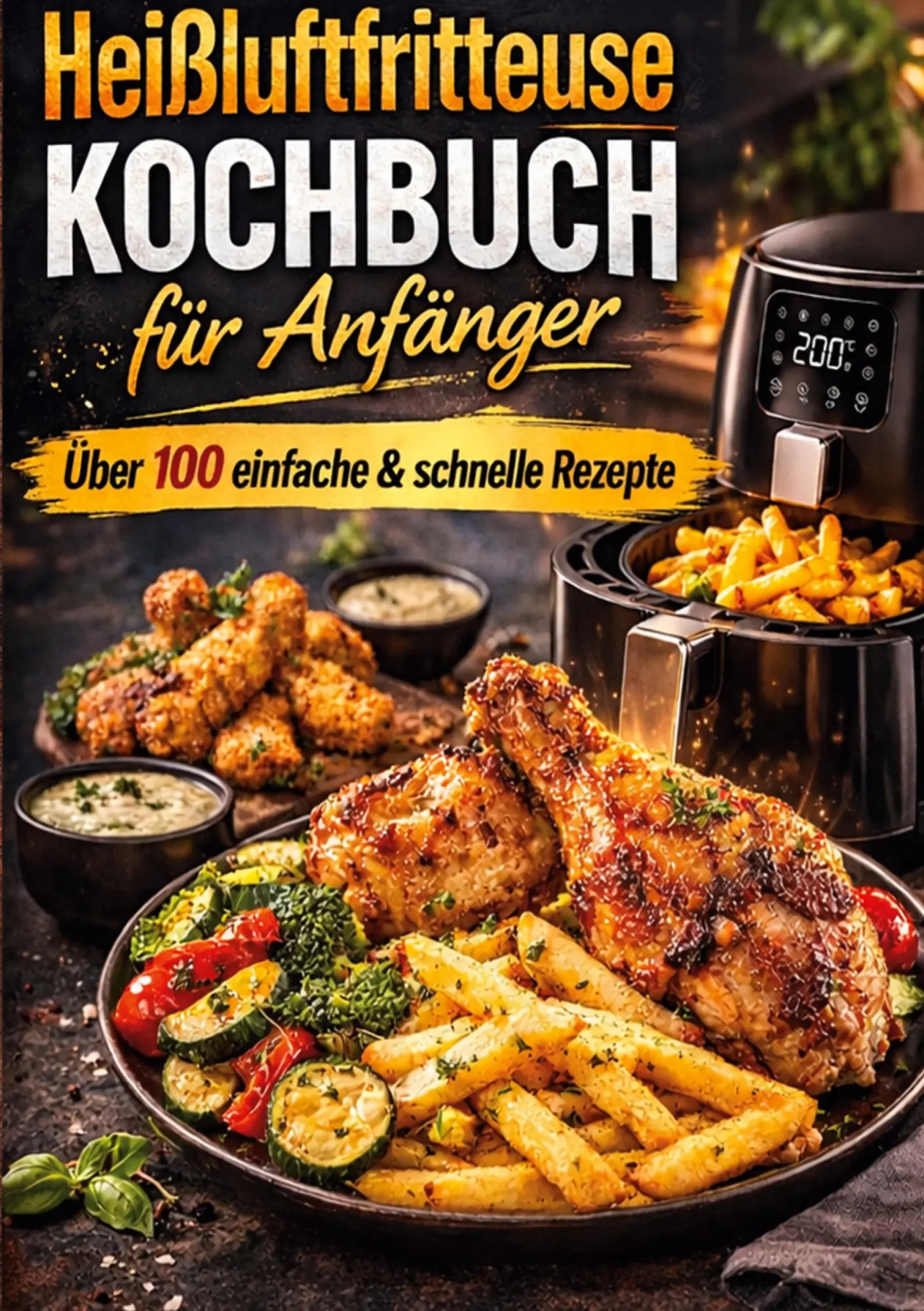 Cover: 9783695742387 | Heißluftfritteuse Kochbuch für Anfänger Über 100 einfache &amp;...