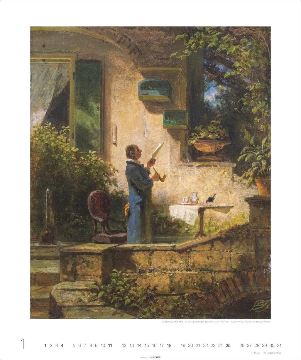 Bild: 9783839902387 | Carl Spitzweg Edition Kalender 2026 | Carl Spitzweg | Kalender | 14 S.