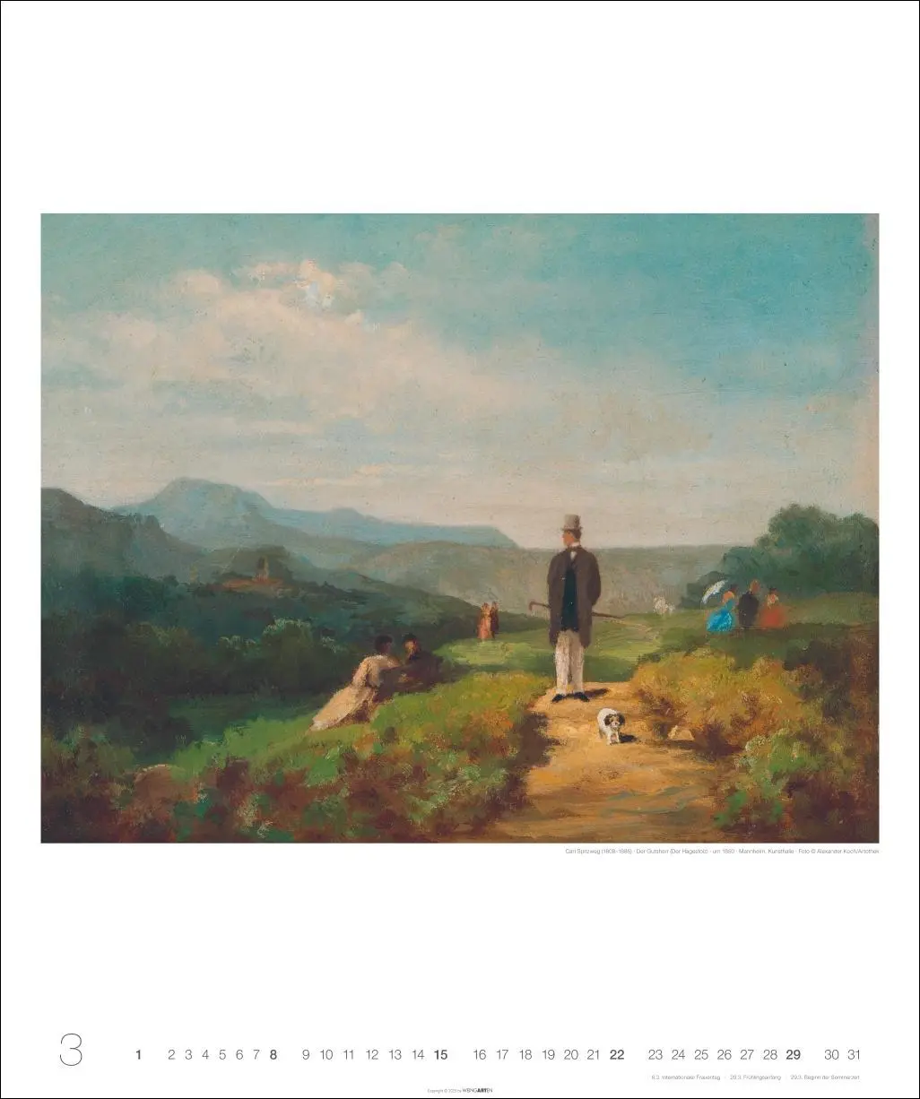 Bild: 9783839902387 | Carl Spitzweg Edition Kalender 2026 | Carl Spitzweg | Kalender | 14 S.