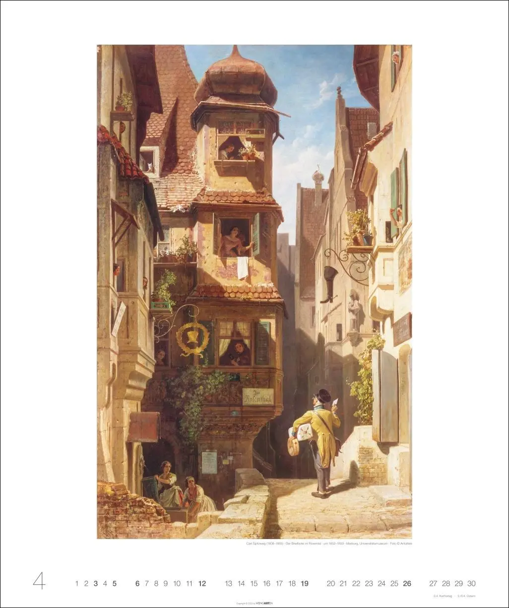 Bild: 9783839902387 | Carl Spitzweg Edition Kalender 2026 | Carl Spitzweg | Kalender | 14 S.