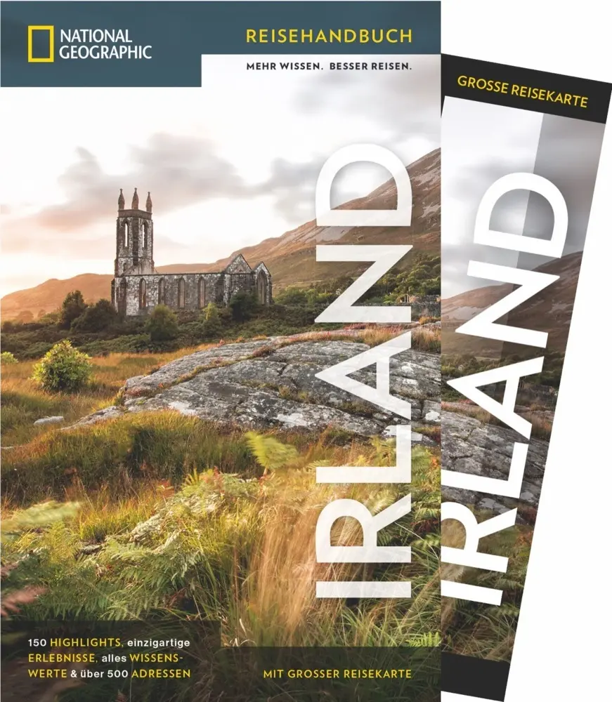 Cover: 9783955592387 | NATIONAL GEOGRAPHIC Reisehandbuch Irland | Mit Maxi-Faltkarte | Buch
