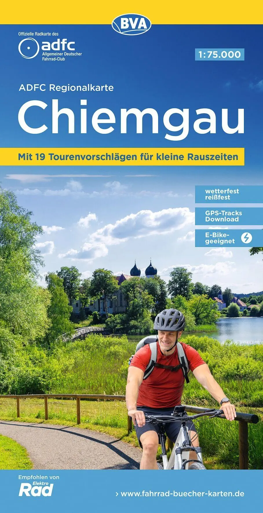 Cover: 9783969902387 | BVA ADFC Regionalkarte Chiemgau 1:75.000 | V. (u. a.) | (Land-)Karte
