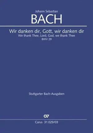 Cover: 9790007042387 | Wir danken dir, Gott, wir danken dir (Klavierauszug) | Bach | Buch