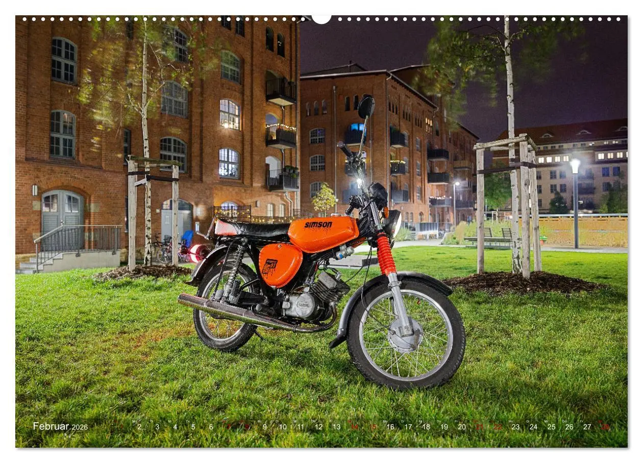 Bild: 9783457442487 | Simson S51c (hochwertiger Premium Wandkalender 2026 DIN A2 quer),...