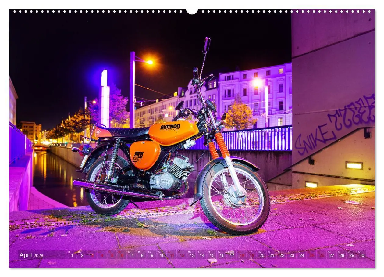 Bild: 9783457442487 | Simson S51c (hochwertiger Premium Wandkalender 2026 DIN A2 quer),...