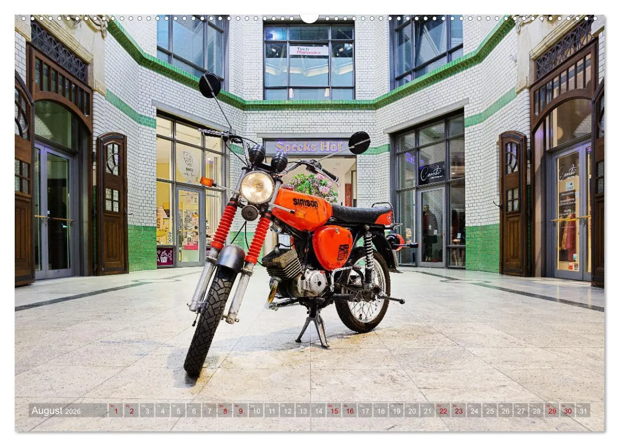 Bild: 9783457442487 | Simson S51c (hochwertiger Premium Wandkalender 2026 DIN A2 quer),...