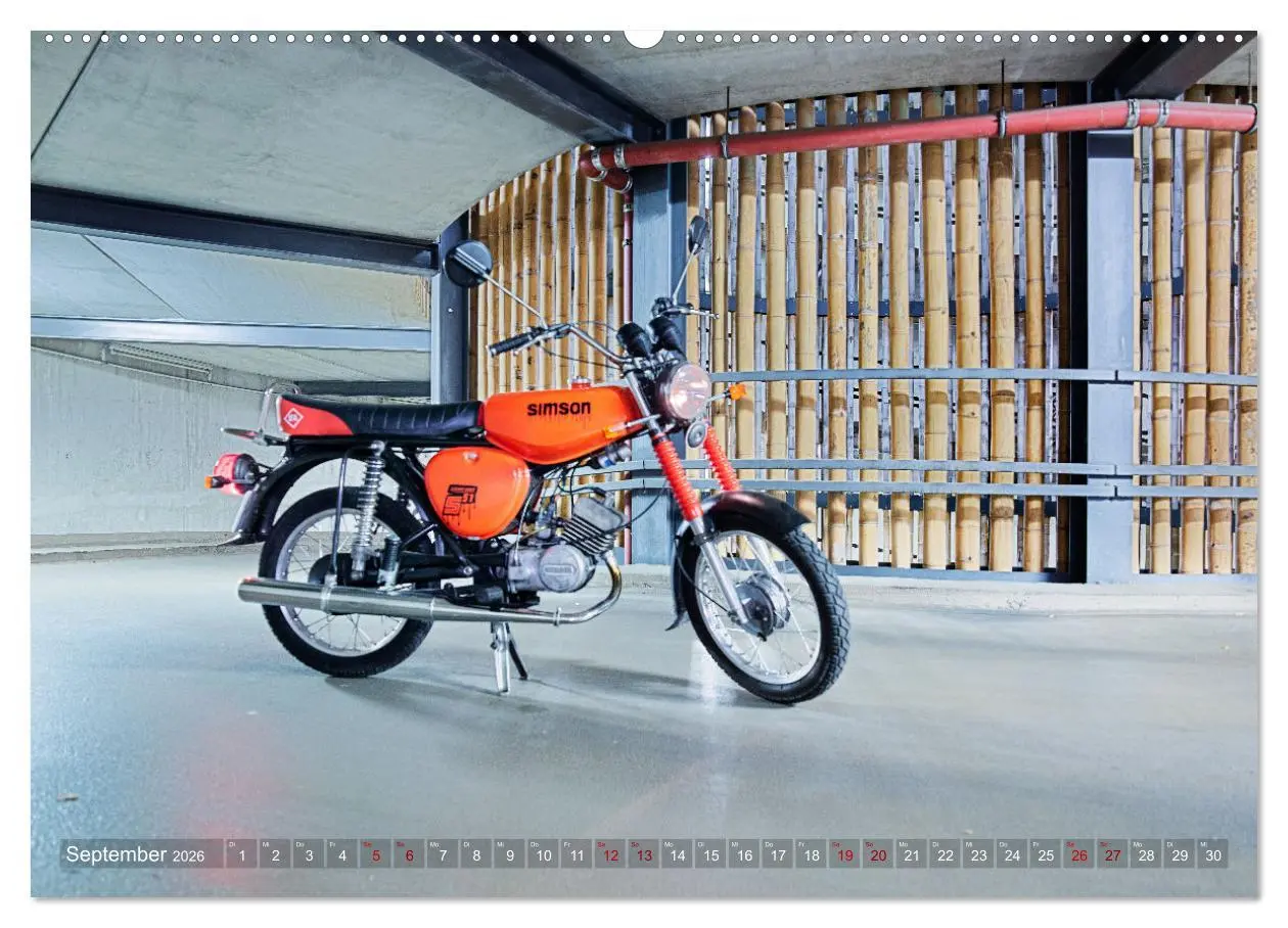 Bild: 9783457442487 | Simson S51c (hochwertiger Premium Wandkalender 2026 DIN A2 quer),...