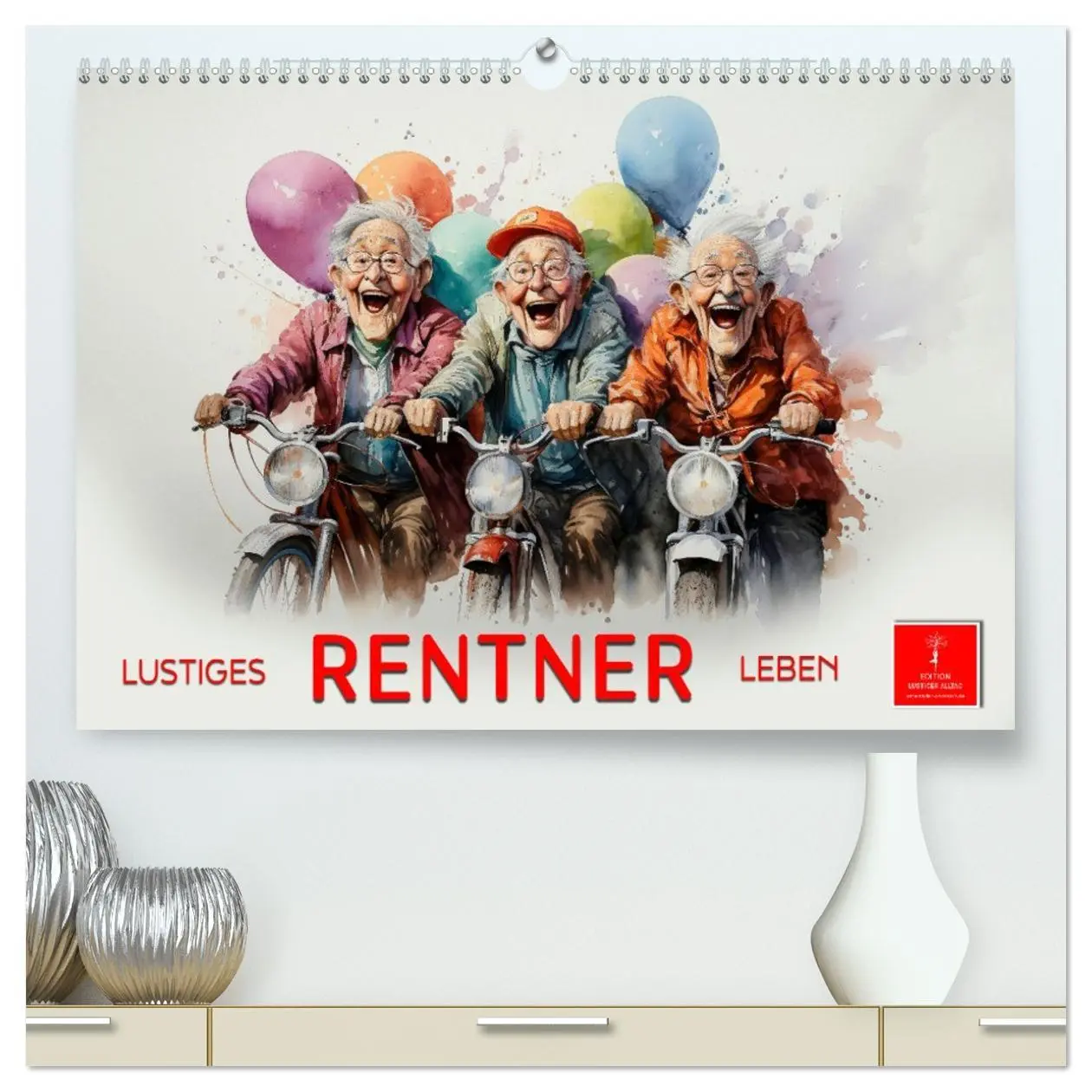 Cover: 9783457512487 | Lustiges Rentner Leben (hochwertiger Premium Wandkalender 2026 DIN...