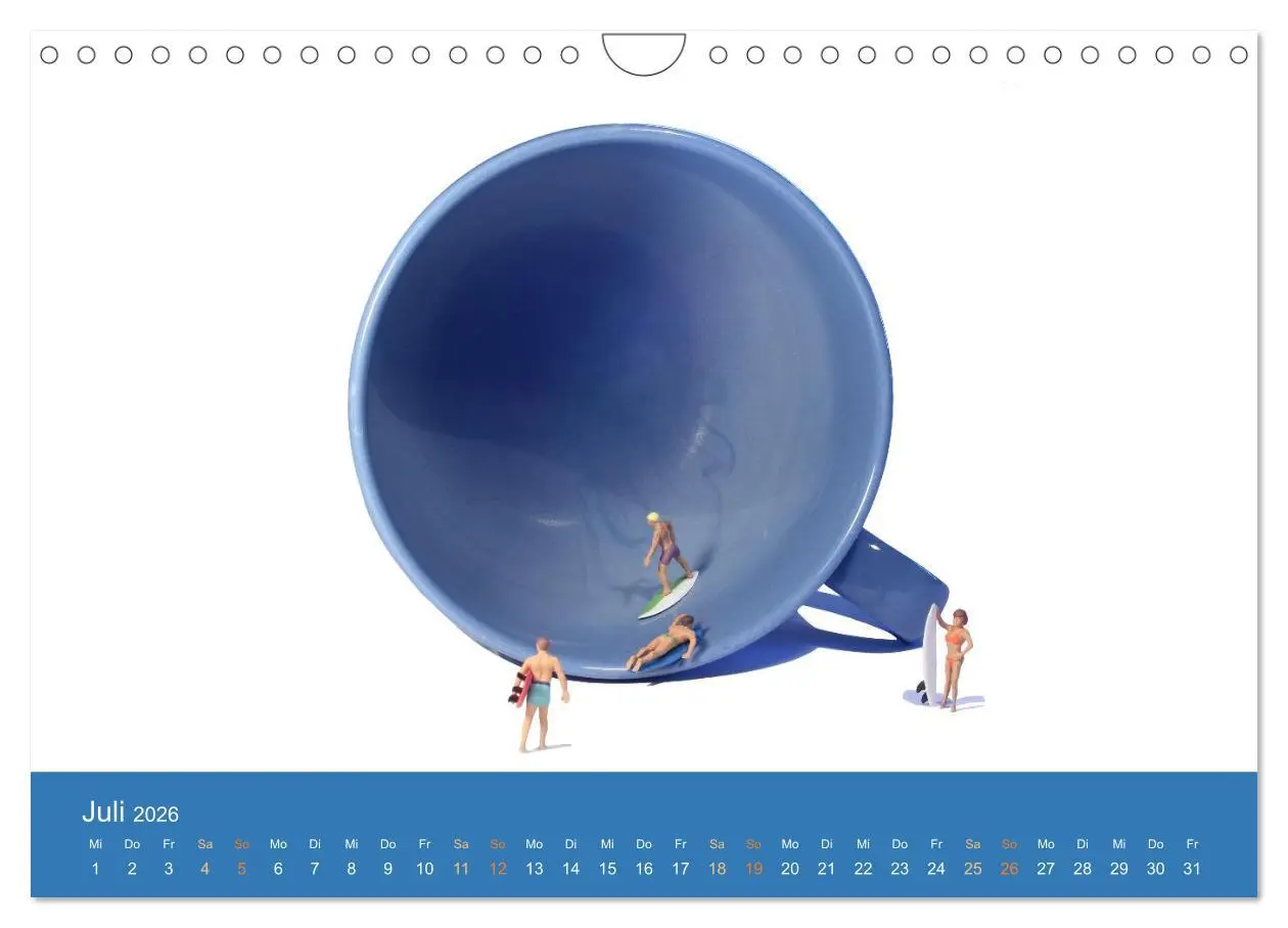 Bild: 9783516602487 | Little Art Sport Kunstkalender (Wandkalender 2026 DIN A4 quer),...