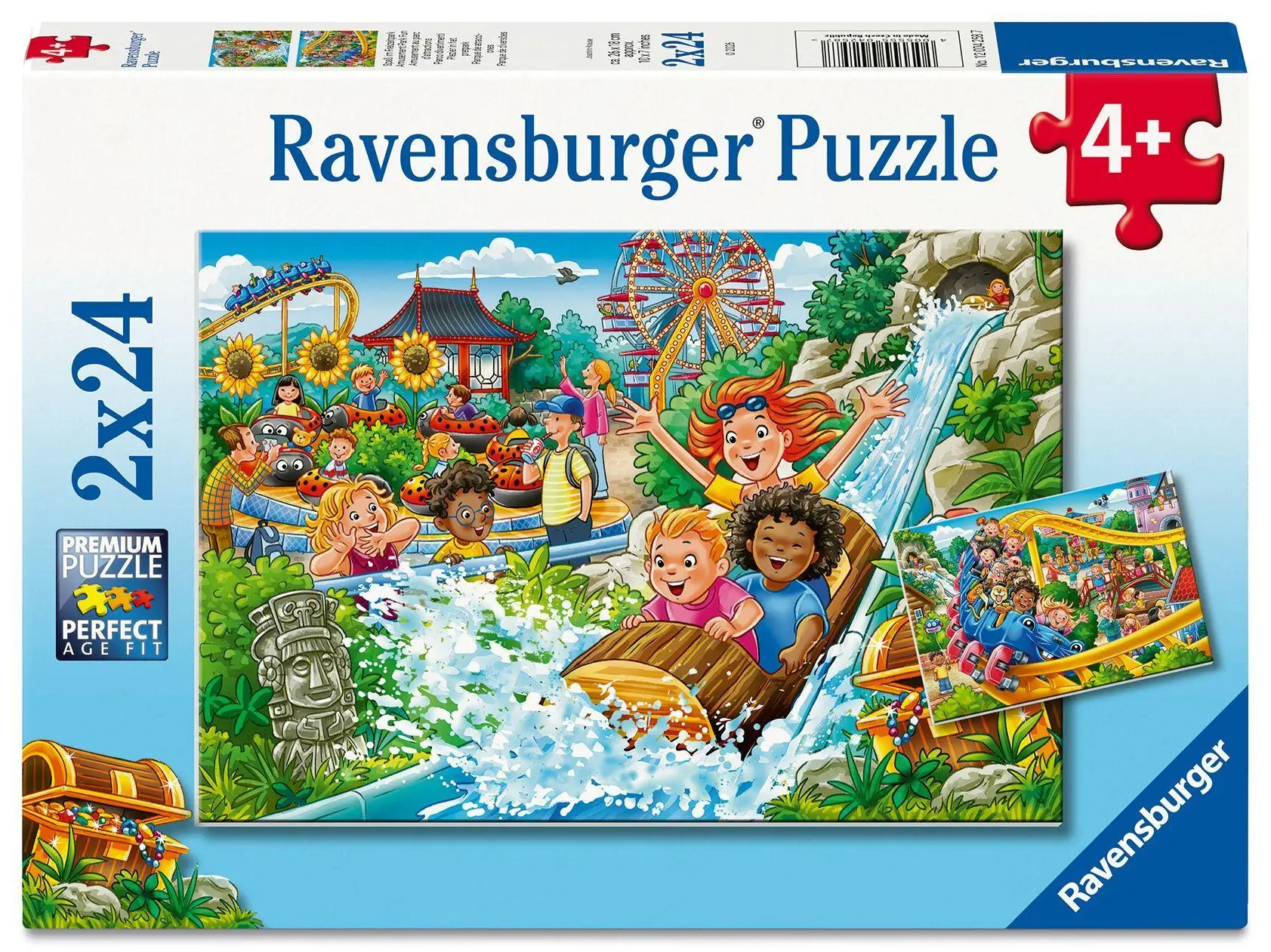 Cover: 4005555042587 | Kinderpuzzle 2x24 Teile - Vergnügungspark | Spiel | 12004258 | Deutsch