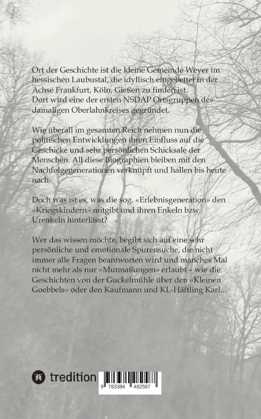 Rückseite: 9783384482587 | Mutmaßungen über Karl Ebel und die Guckelmühle in Weyer | Gaedecke