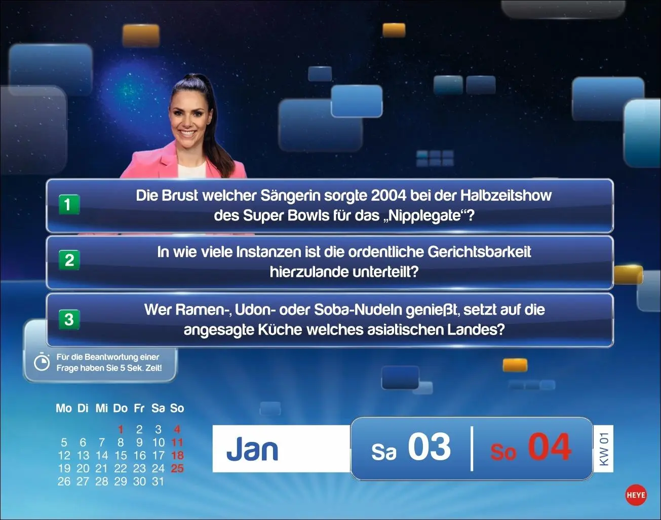 Bild: 9783756412587 | Quizduell Olymp Tagesabreißkalender 2026 | Kalender | 640 S. | Deutsch