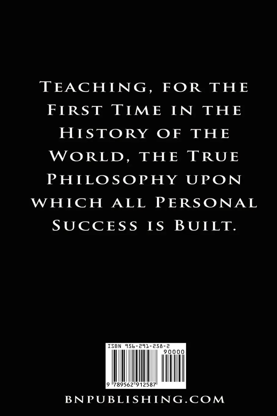 Rückseite: 9789562912587 | The Law of Success, Volume I | Napoleon Hill | Taschenbuch | Englisch