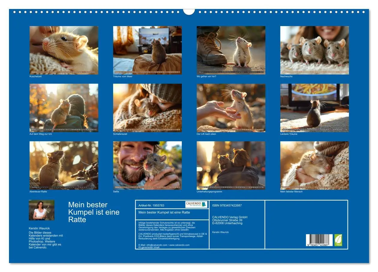 Bild: 9783457422687 | Mein bester Kumpel ist eine Ratte (Wandkalender 2026 DIN A2 quer),...